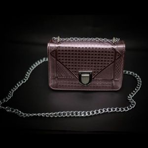 Pink small Clutch bag w/Shoulder Strap